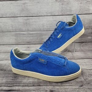 Puma Royal Blue MIJ Suede Shoe Sz 10.5 US 366609 Made in Japan
